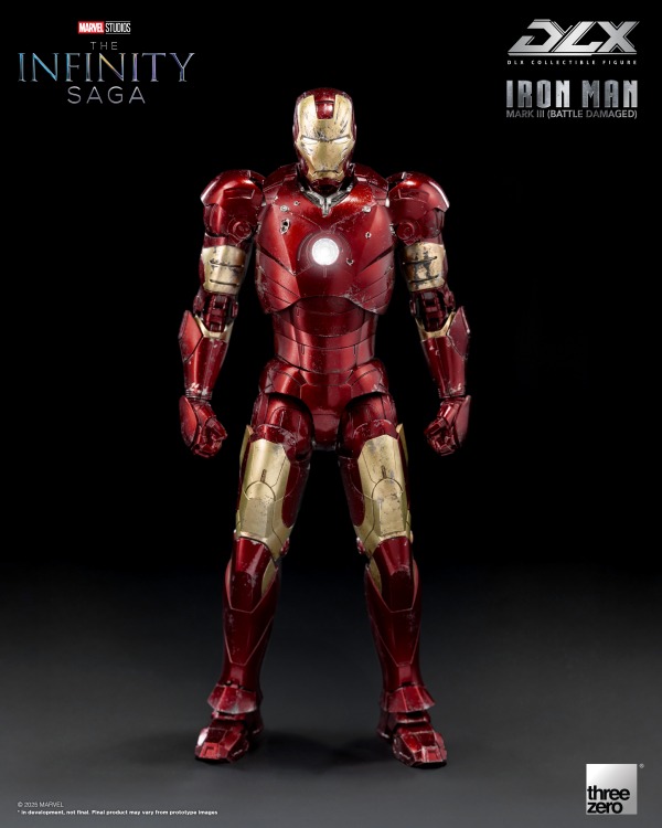 [Pre-Order] The Infinity Saga - Iron Man Mark 3 (Battle Damaged) 1/12 DLX Collectible Figure